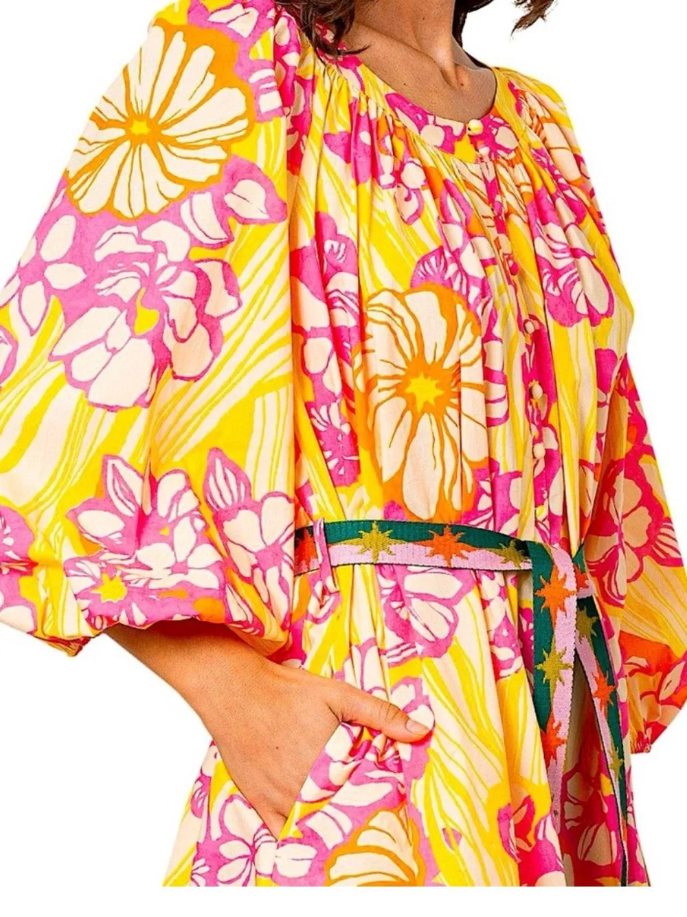 Alemais Fenella Mini Dress in Cotton